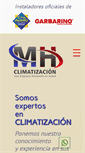 Mobile Screenshot of mhclimatizacion.com.ar